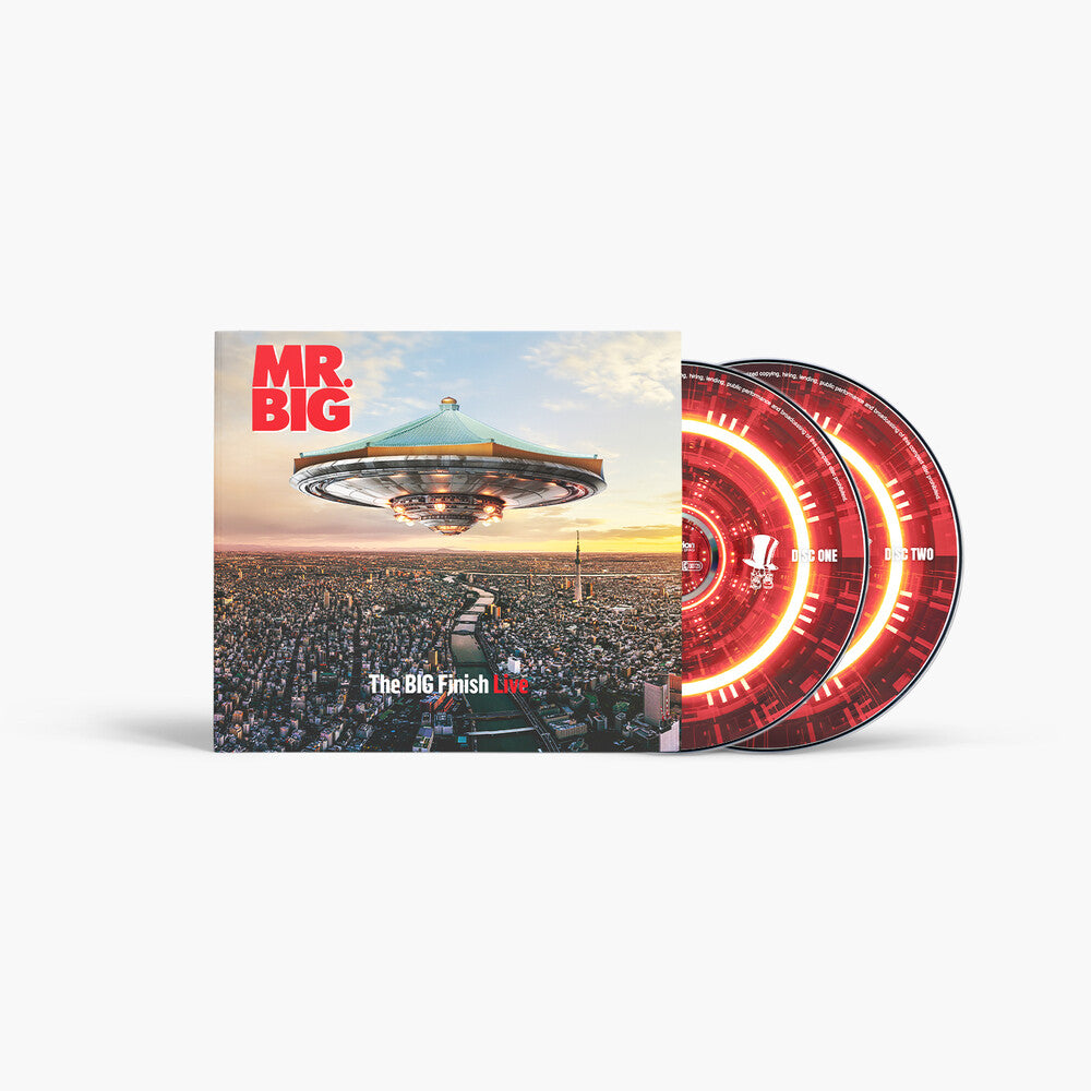 the album cover for Mr. Big - Big Finish Live [Digipak]