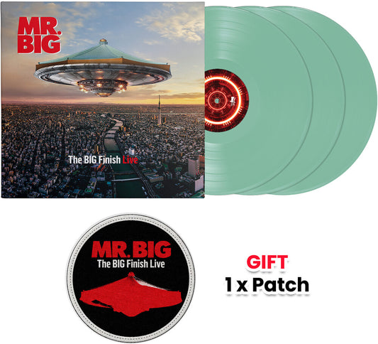 the album cover for Mr. Big - Big Finish Live [Colored Vinyl] (Gate) (Grn)