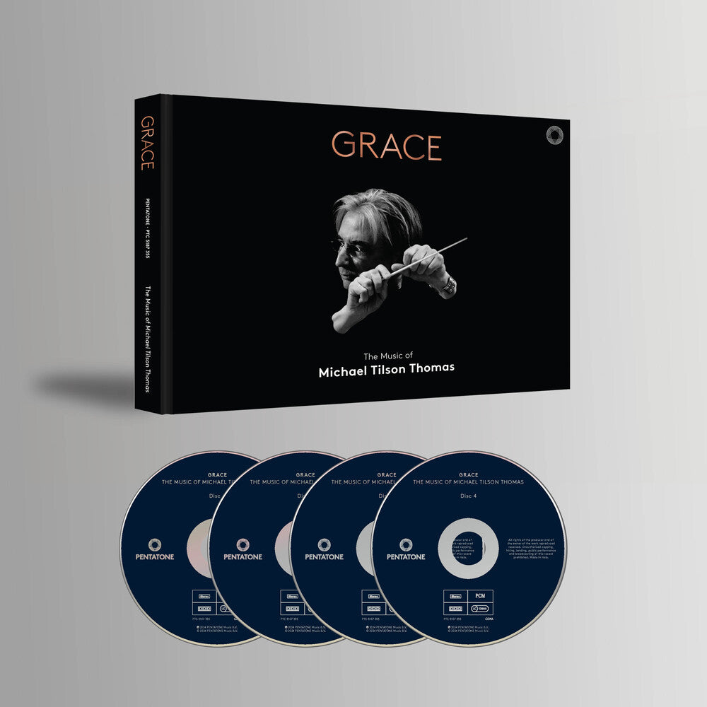 the album cover for Thomas / Thibaudet / San Francisco Symphony - Grace - The Music Of Michael Tilson Thomas