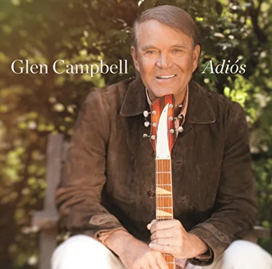 the album cover for Glen Campbell - Adios [Colored Vinyl] (Gol) (Hol)