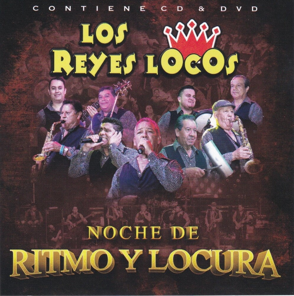 the album cover for Los Reyes Locos - Noche De Ritmo Y Locura (Bonus Dvd)