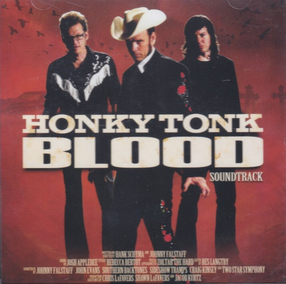 the album cover for Hank Schyma - Honky Tonk Blood