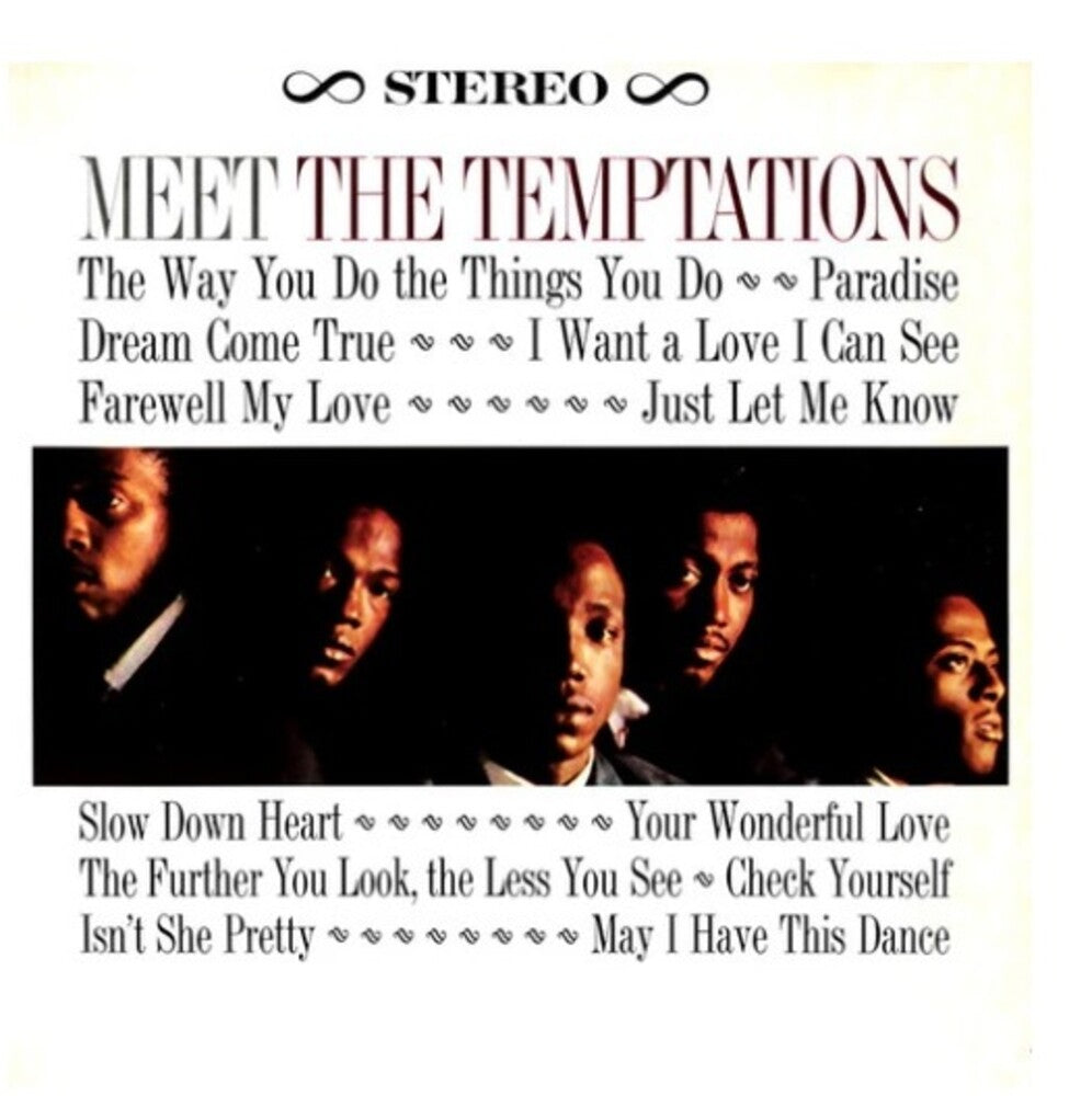 the album cover for Unknown Artist - Meet The Temptations (Original Mono Master)