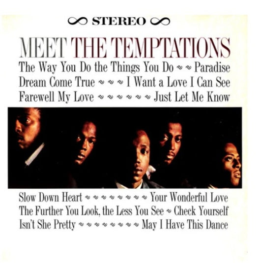 the album cover for Unknown Artist - Meet The Temptations (Original Mono Master)