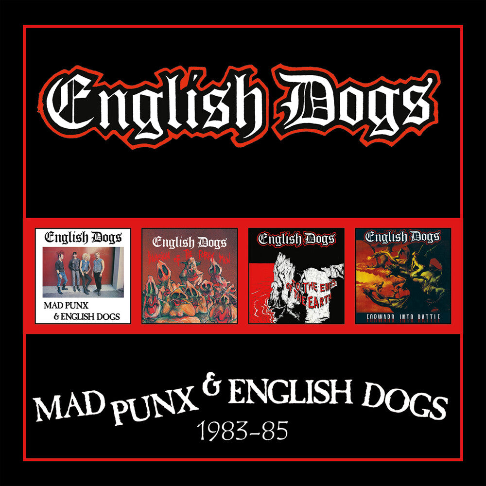 the album cover for English Dogs - Mad Punx & English Dogs - Expanded Edition (Exp)