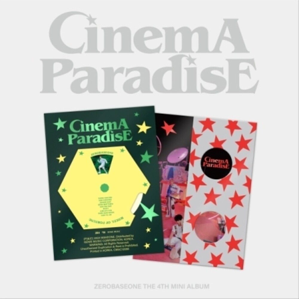 the album cover for Zerobaseone - Cinema Paradise - Random Cover (Stic) (Phob)