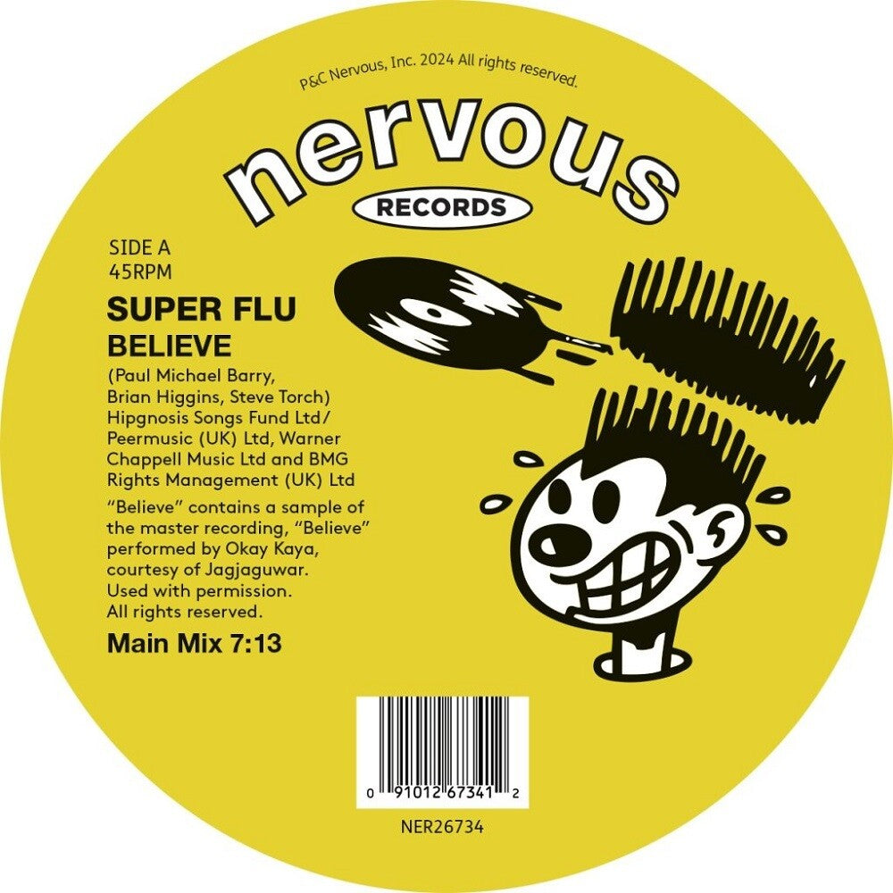 the album cover for Super Flu - Believe