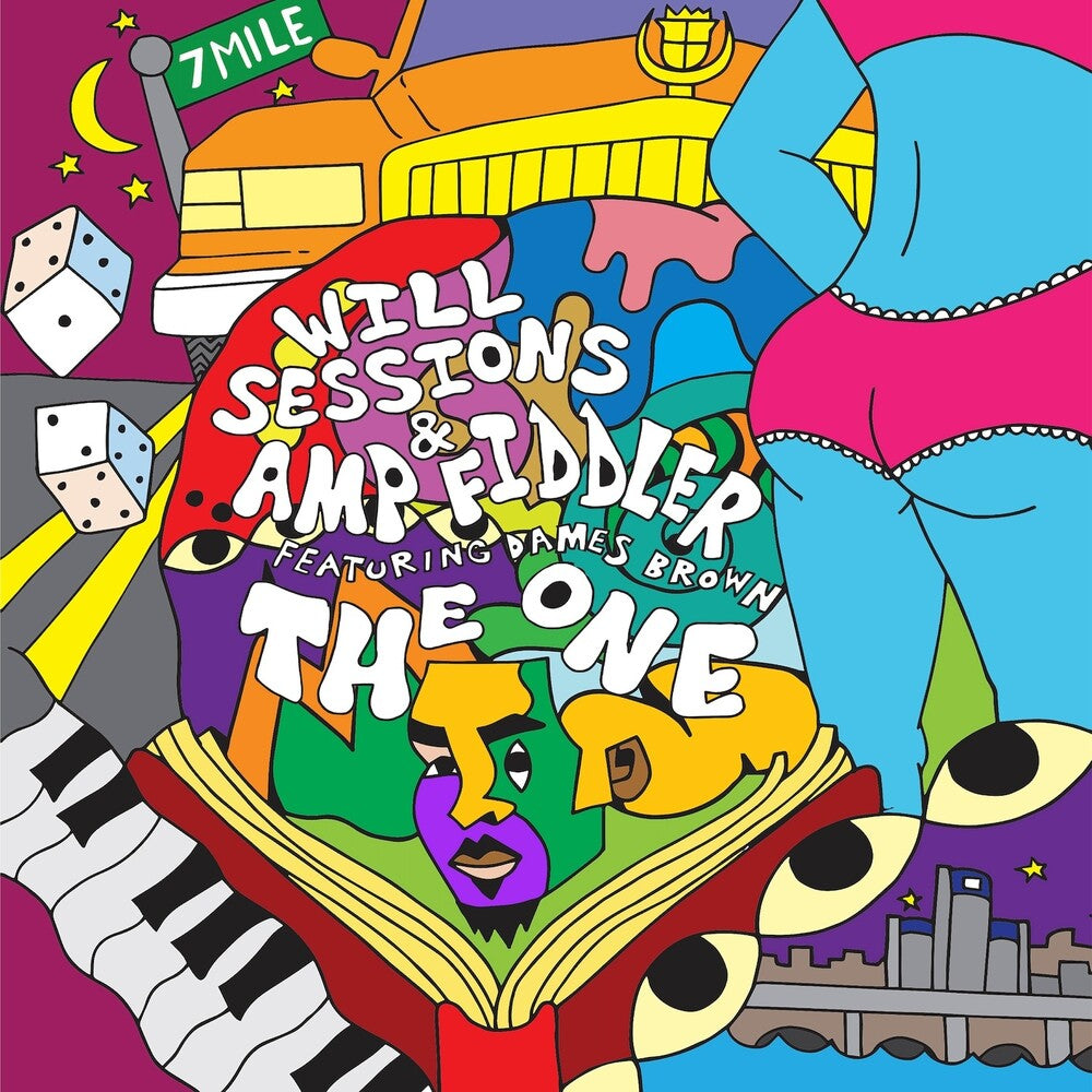 the album cover for Will Sessions / Amp Fiddler / Dames Brown - The One