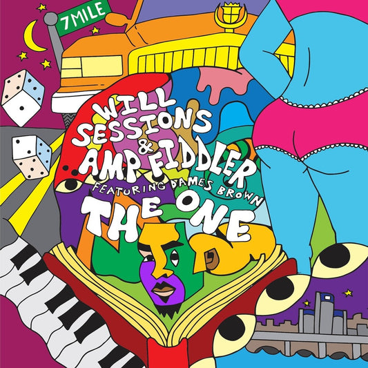 the album cover for Will Sessions / Amp Fiddler / Dames Brown - The One