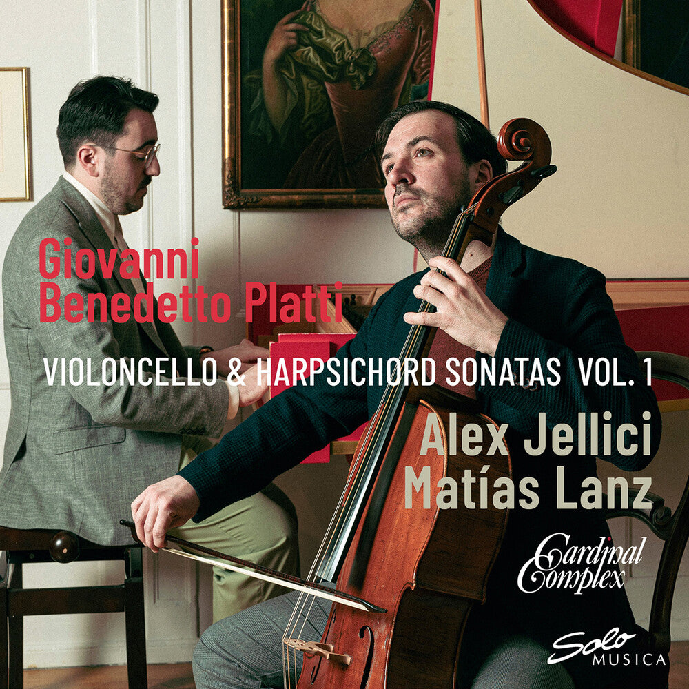 the album cover for Platti / Lanz / Jellici - Violoncello & Harpsichord Sonatas, Vol. 1