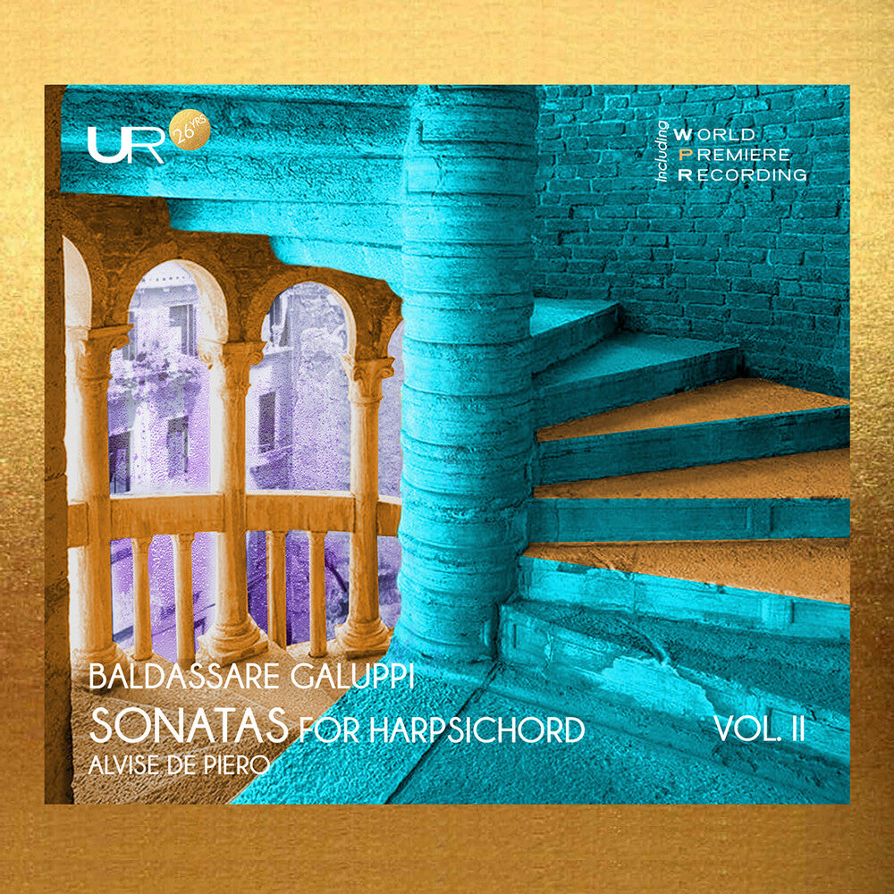 the album cover for Galuppi / Alvise De Piero - Sonatas For Harpsichord, Vol. 2