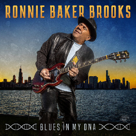 the album cover for Ronnie Baker Brooks - Blues In My DNA [CD]
