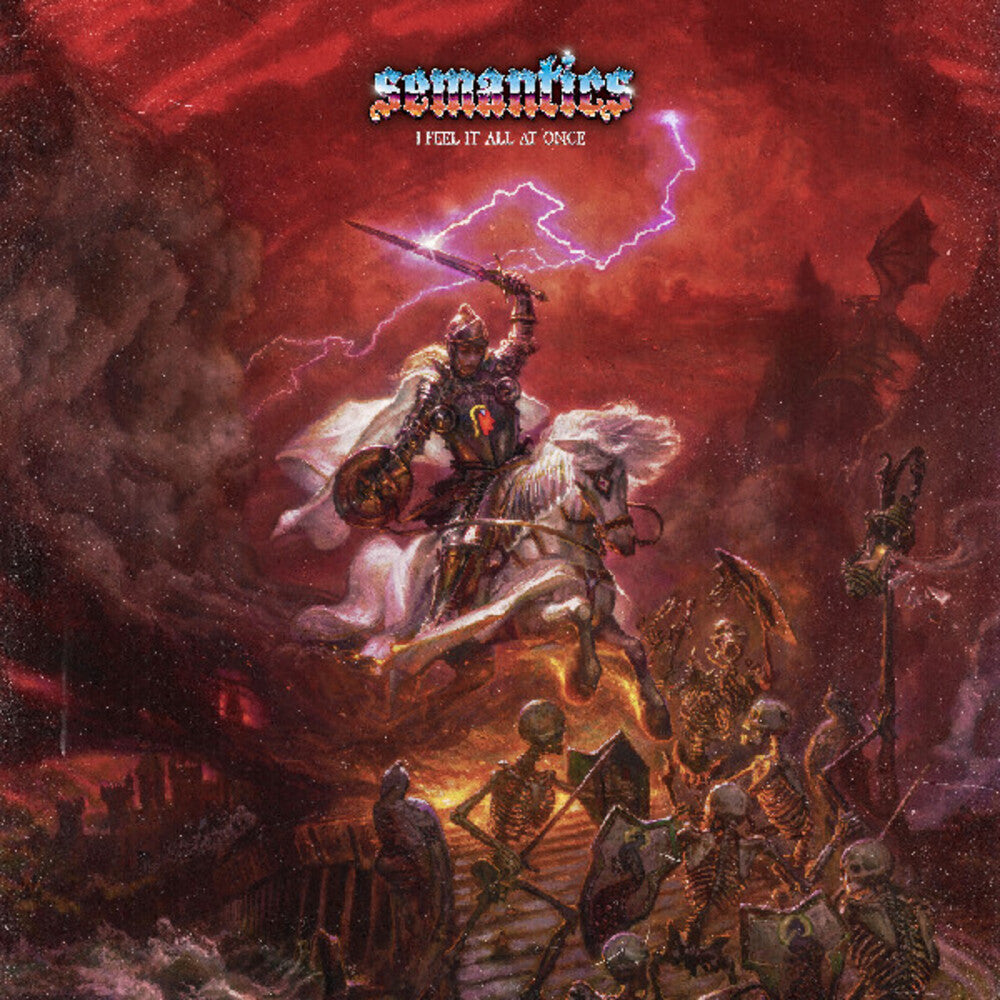the album cover for Semantics - I Feel It All At Once (Blue) [Clear Vinyl] (Red) (Ylw)