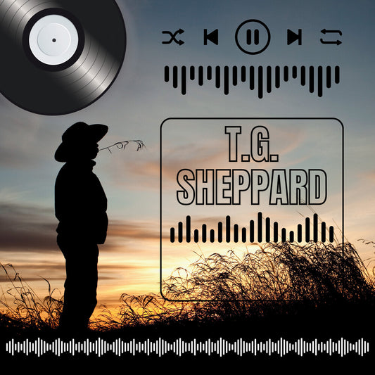 the album cover for T Sheppard .G. - T.G. Sheppard's Greatest Hits (Mod)