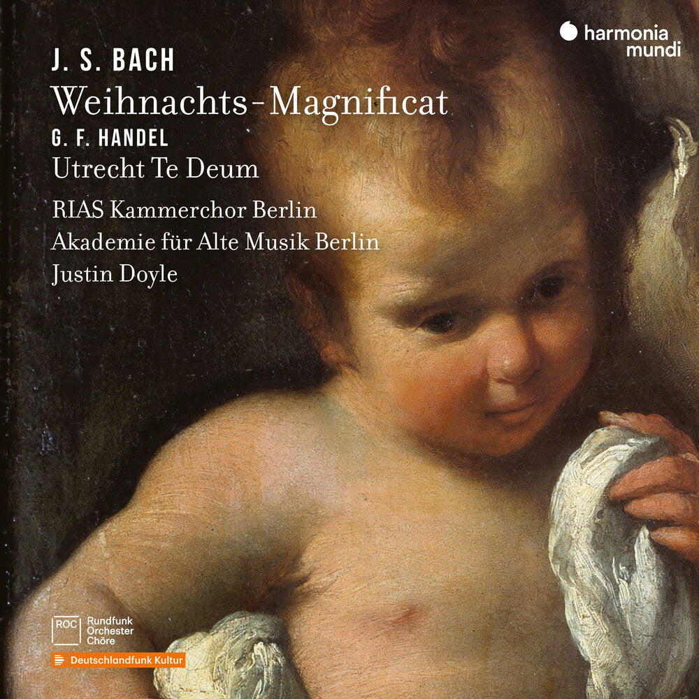 the album cover for Akademie Fur Alte Musik Berlin - Bach: Weihnachts-Magnificat Handel: Utrecht Te