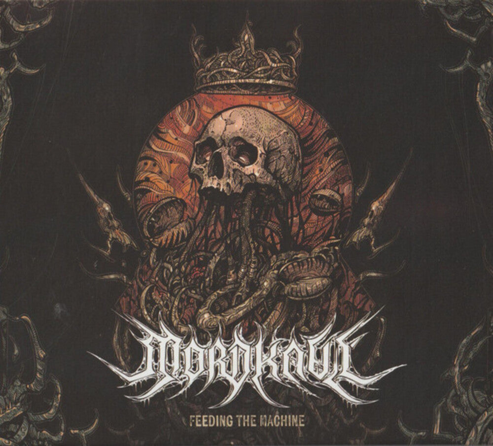 the album cover for Mordkaul - Feeding The Machine (Aus)