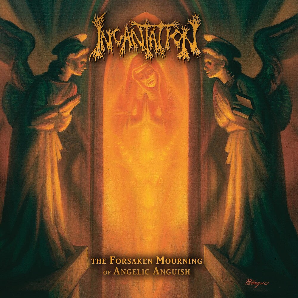the album cover for Incantation - Forsaken Mourning Of Angelic Anguish [Custom Ripple Vinyl]