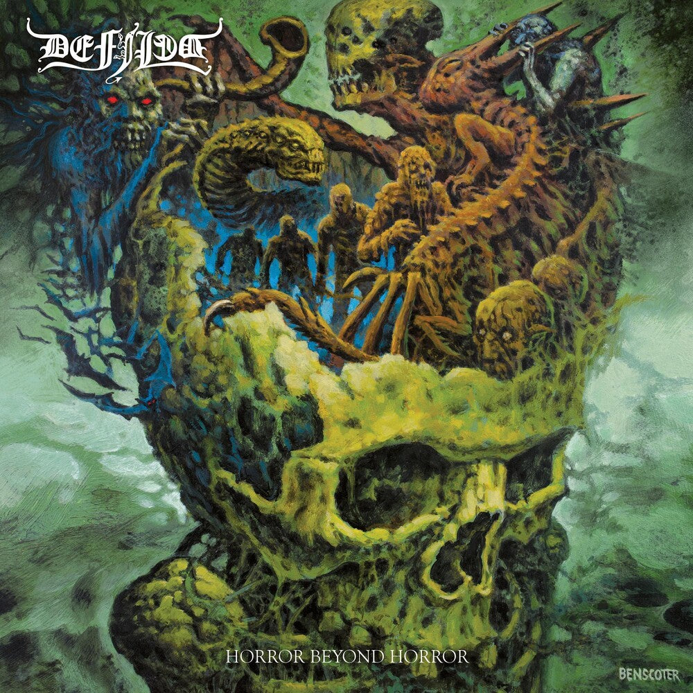 the album cover for Defiled - Horror Beyond Horror