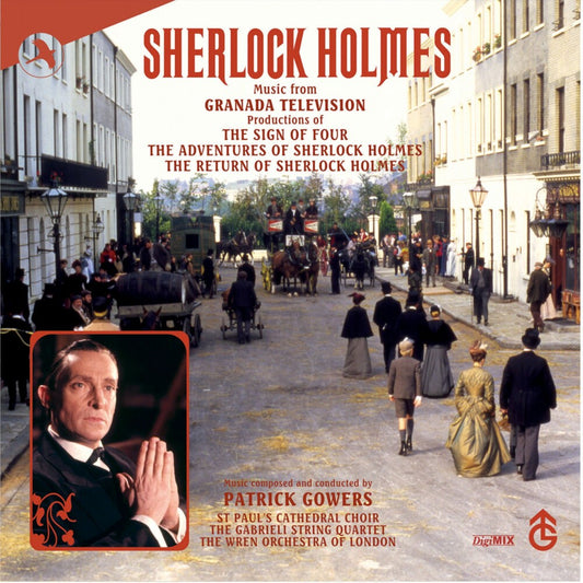 the album cover for Sherlock Holmes / Original Tv Score (Blk) (Colv) - Sherlock Holmes / Original Tv Score (Blk) [Colored Vinyl]