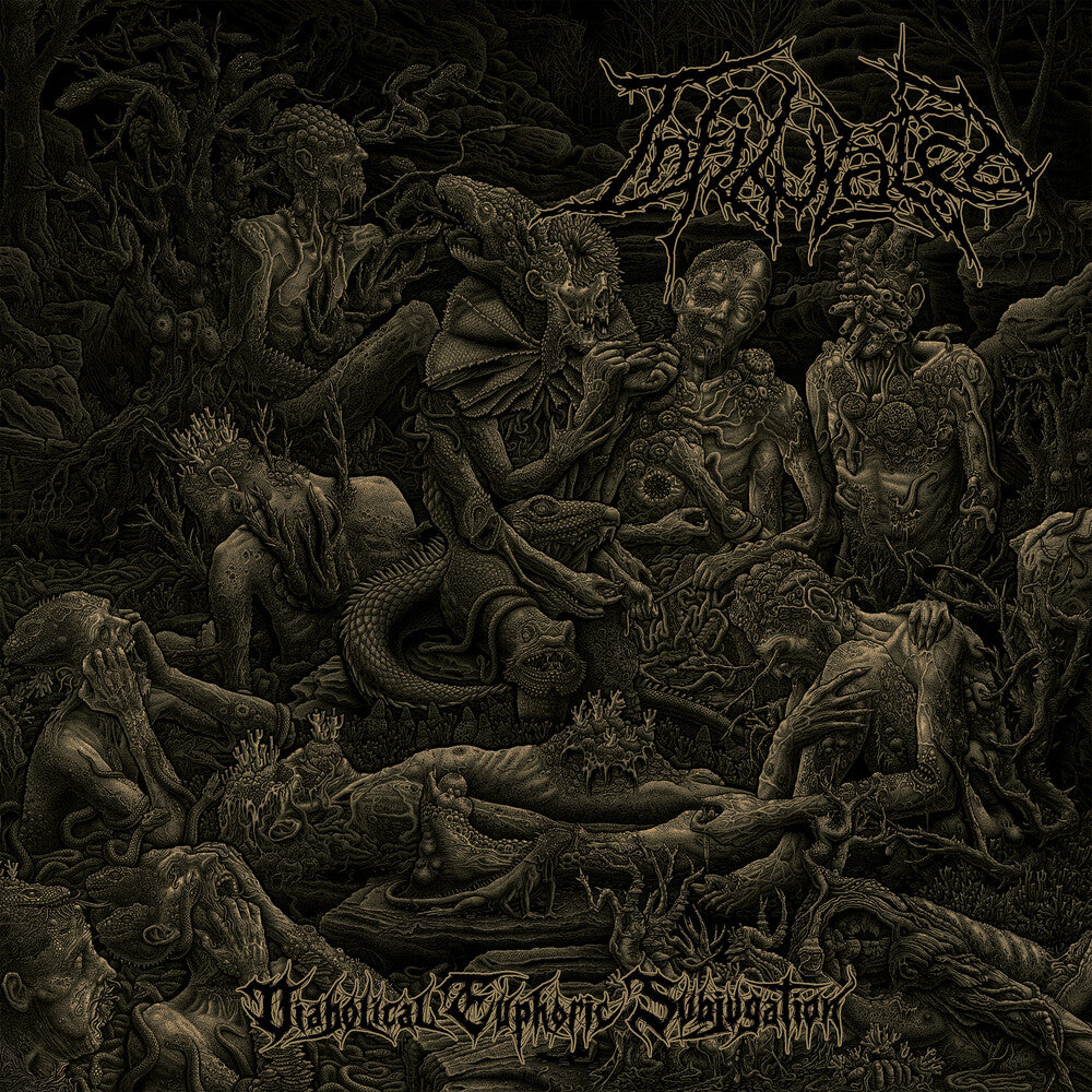 the album cover for Infibulated - Diabolical Euphoric Subjugation