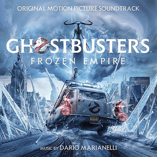 the album cover for Dario Marianelli  (Colv) (Spla) - Ghostbusters Frozen Empire - O.S.T. [Colored Vinyl] (Spla)