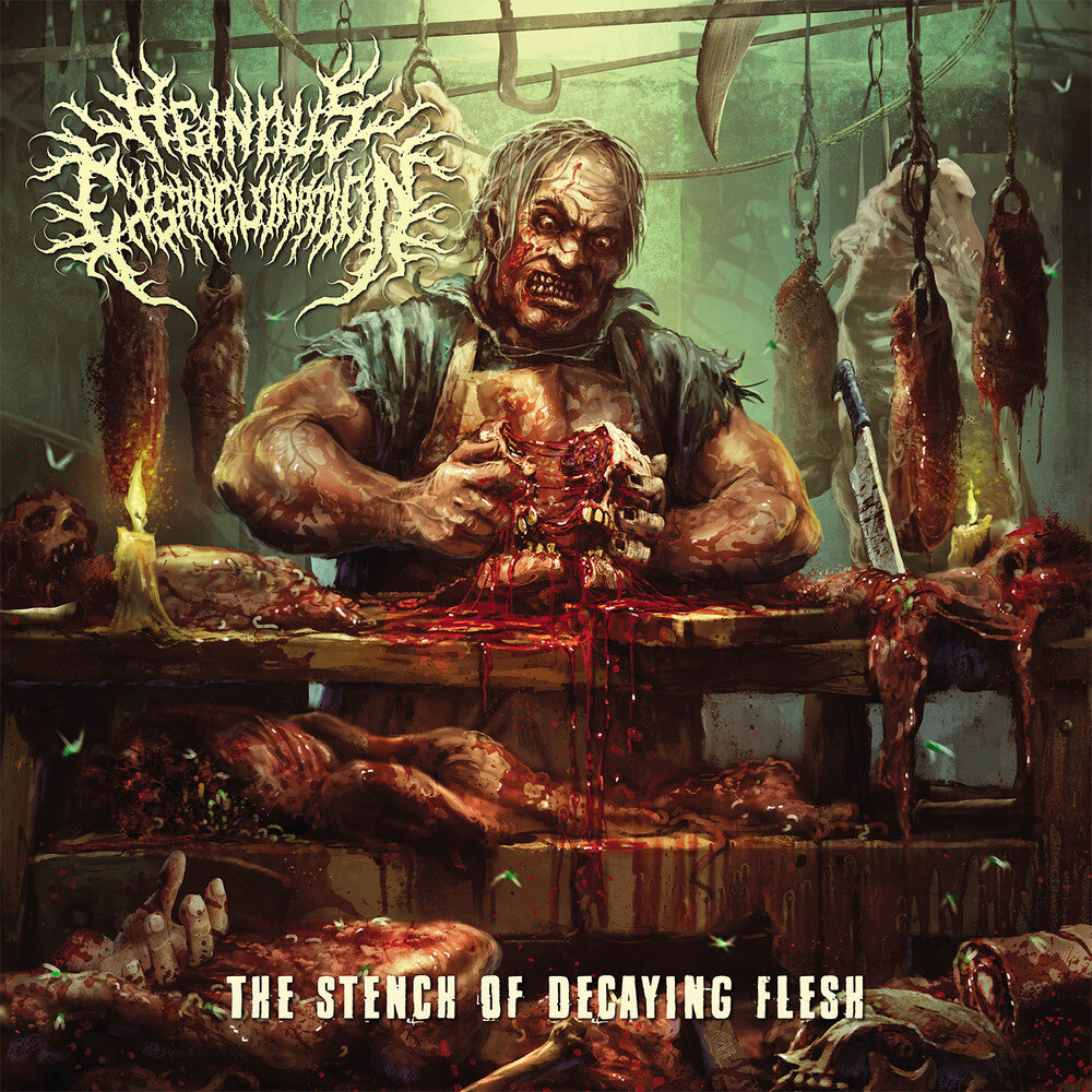 the album cover for Heinous Exsanguination - Stench Of Decaying Flesh