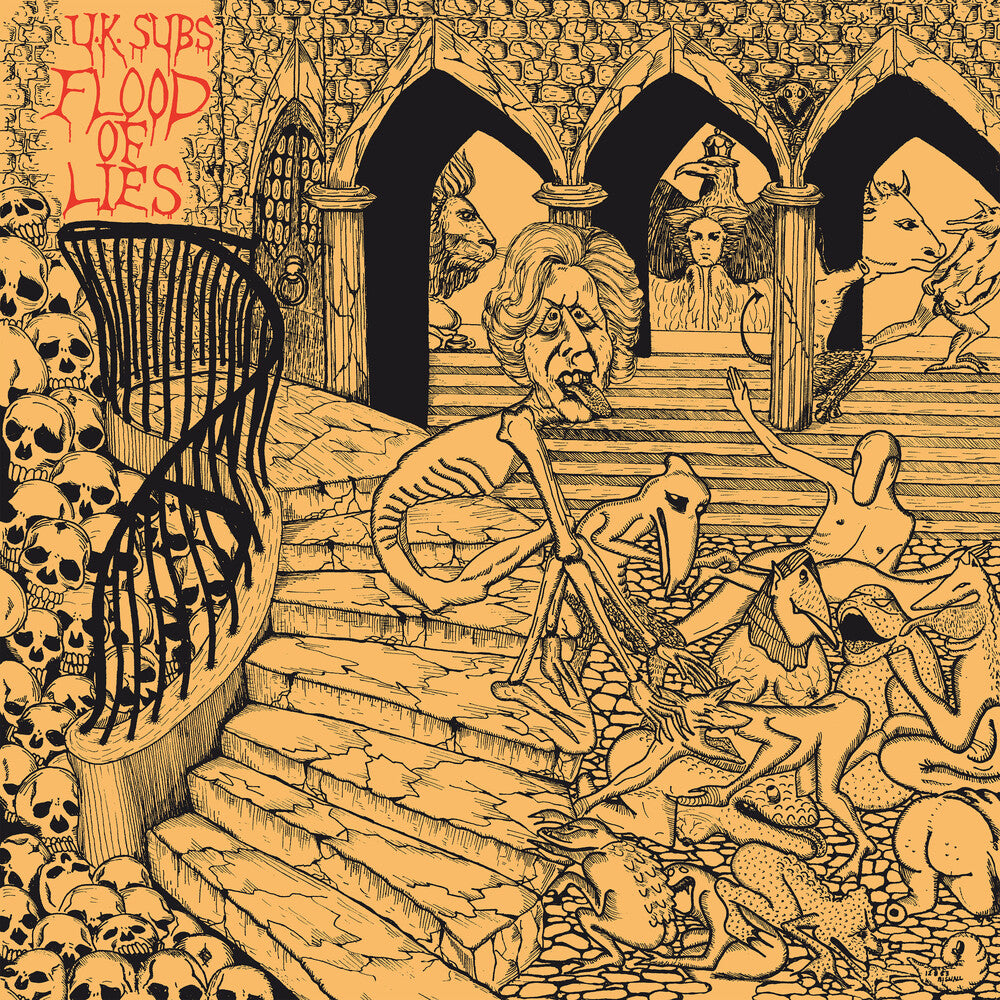 the album cover for Uk Subs - Flood Of Lies + Gross-Out Usa (Bonus Cd) [Remastered]