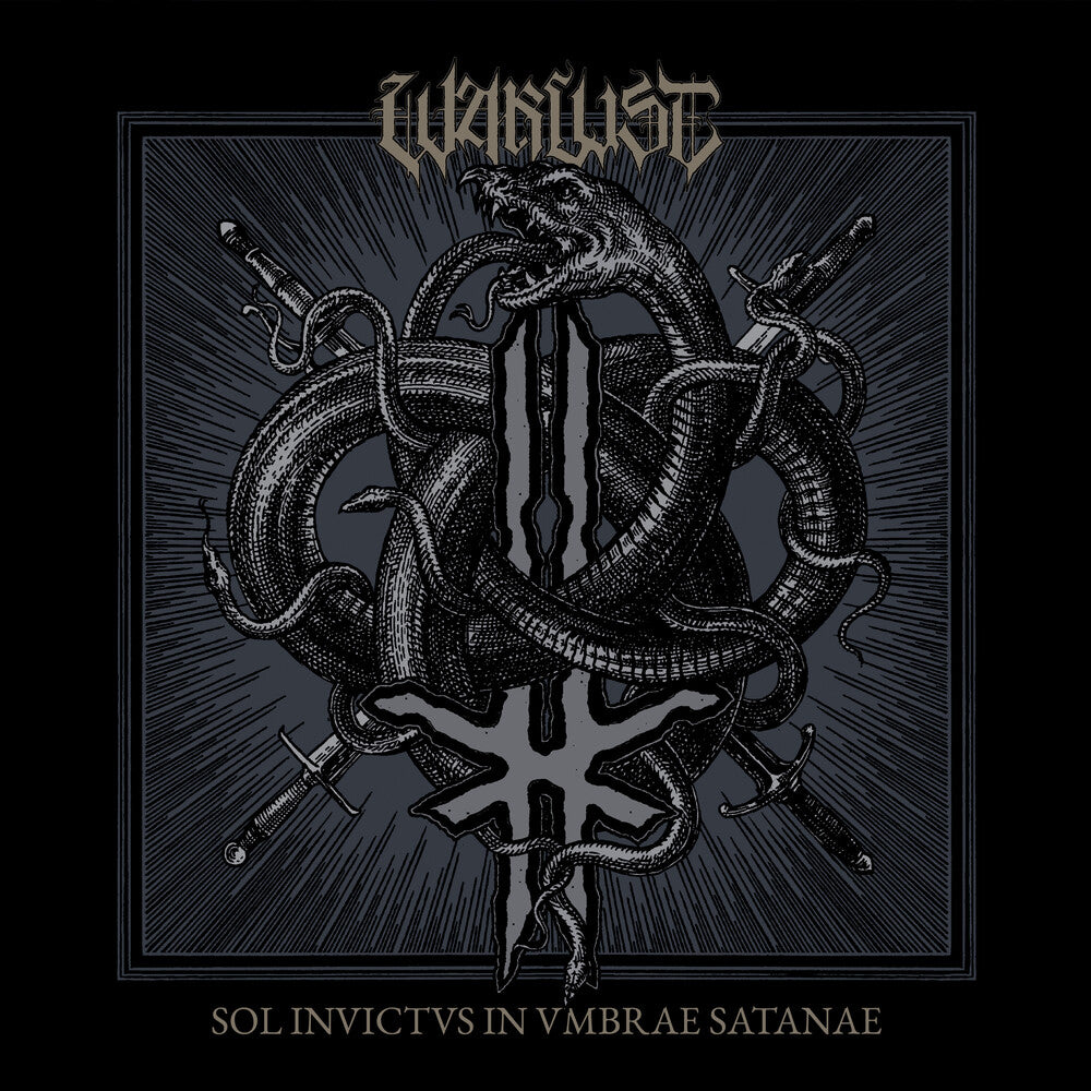the album cover for Warlust - Sol Invictvs In Vmbrae Satanae
