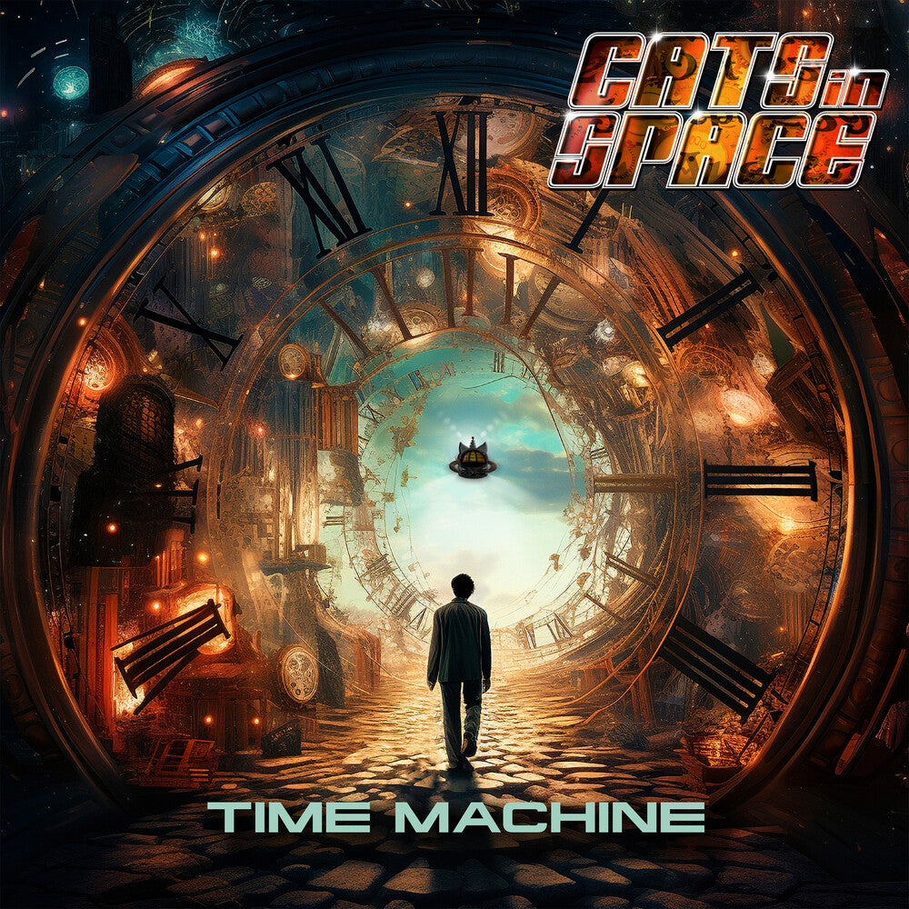the album cover for Cats in Space - Time Machine [Digipak]