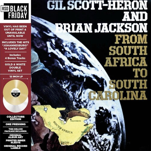 Brian Jackson & Gil Scott-Heron  - From South Africa To South Carolina (Gold & White 2LP) [RSD Black Friday 2024]