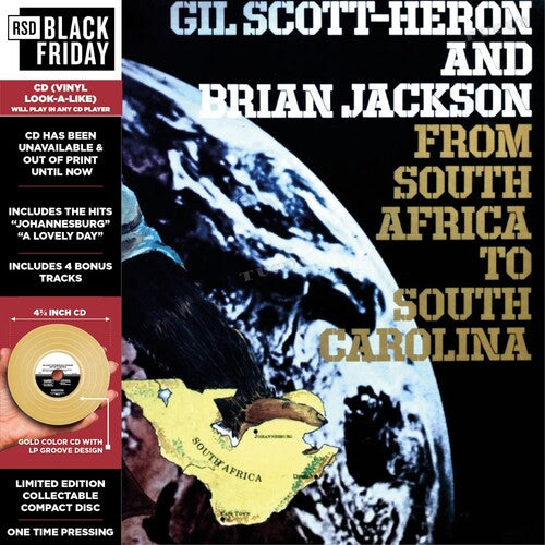 Brian Jackson & Gil Scott-Heron  - From South Africa To South Carolina (CD) [RSD Black Friday 2024]