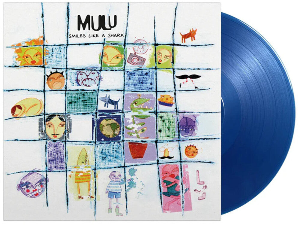 the album cover for Mulu - Smiles Like A Shark (Blue) [Colored Vinyl] [Limited Edition] [180 Gram]