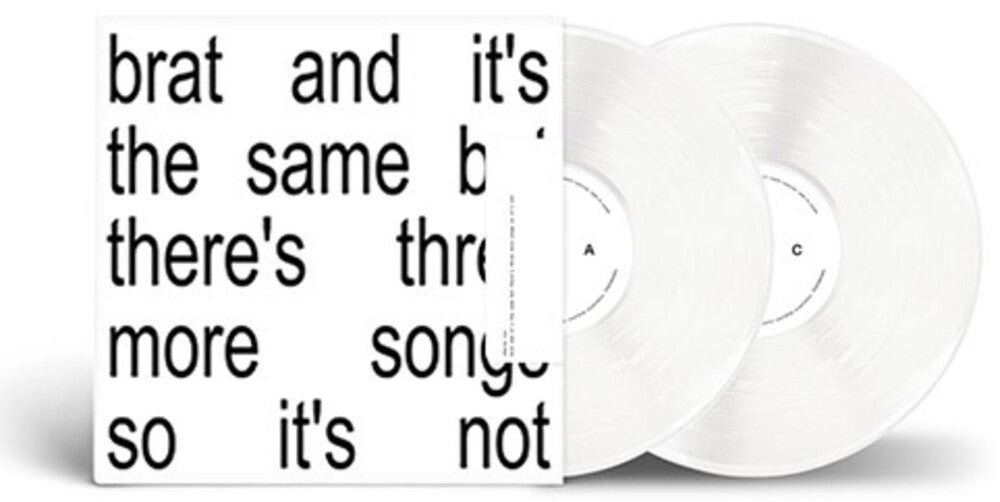Charli XCX - Brat and it's the same but there's three more songs so it's not [White 2LP]