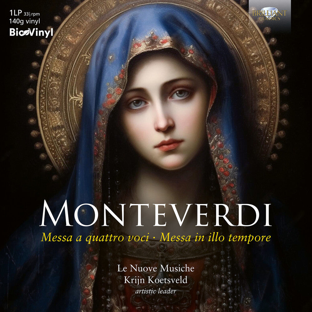 the album cover for Monteverdi / Le Nuove Musiche - Messa A Quatro Voci Messa In Illo Tempore