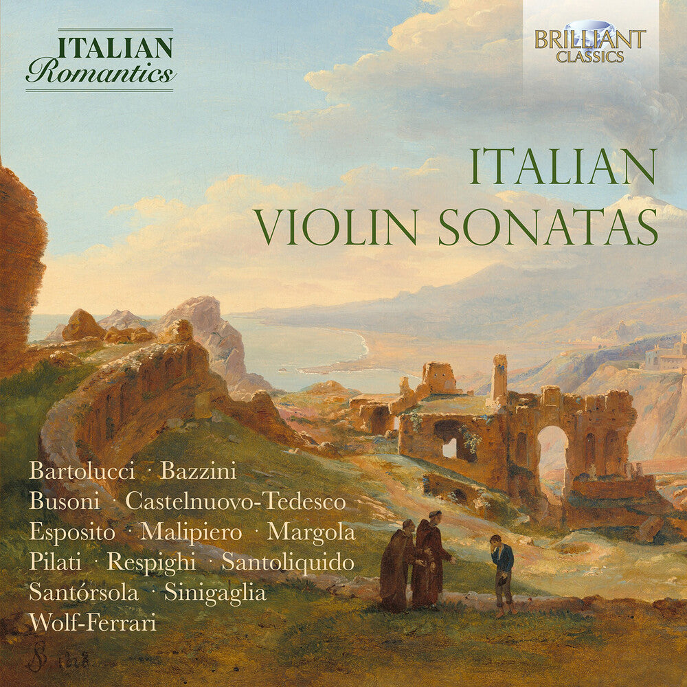 the album cover for Bartolucci / Bazzini / Paggioro - Italian Violin Sonatas