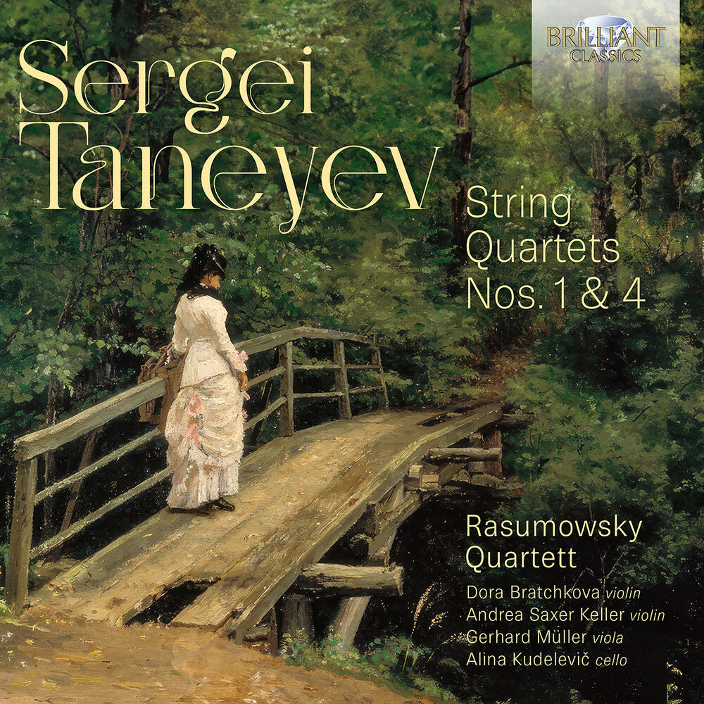 the album cover for Taneyev / Rasumowsky Quartett - String Quartets Nos. 1 & 4