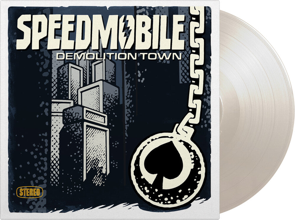 the album cover for Speedmobile - Demolition Town [Colored Vinyl] [Limited Edition] [180 Gram] (Wht) (Hol)