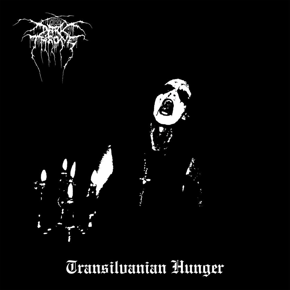 the album cover for Darkthrone - Transilvanian Hunger