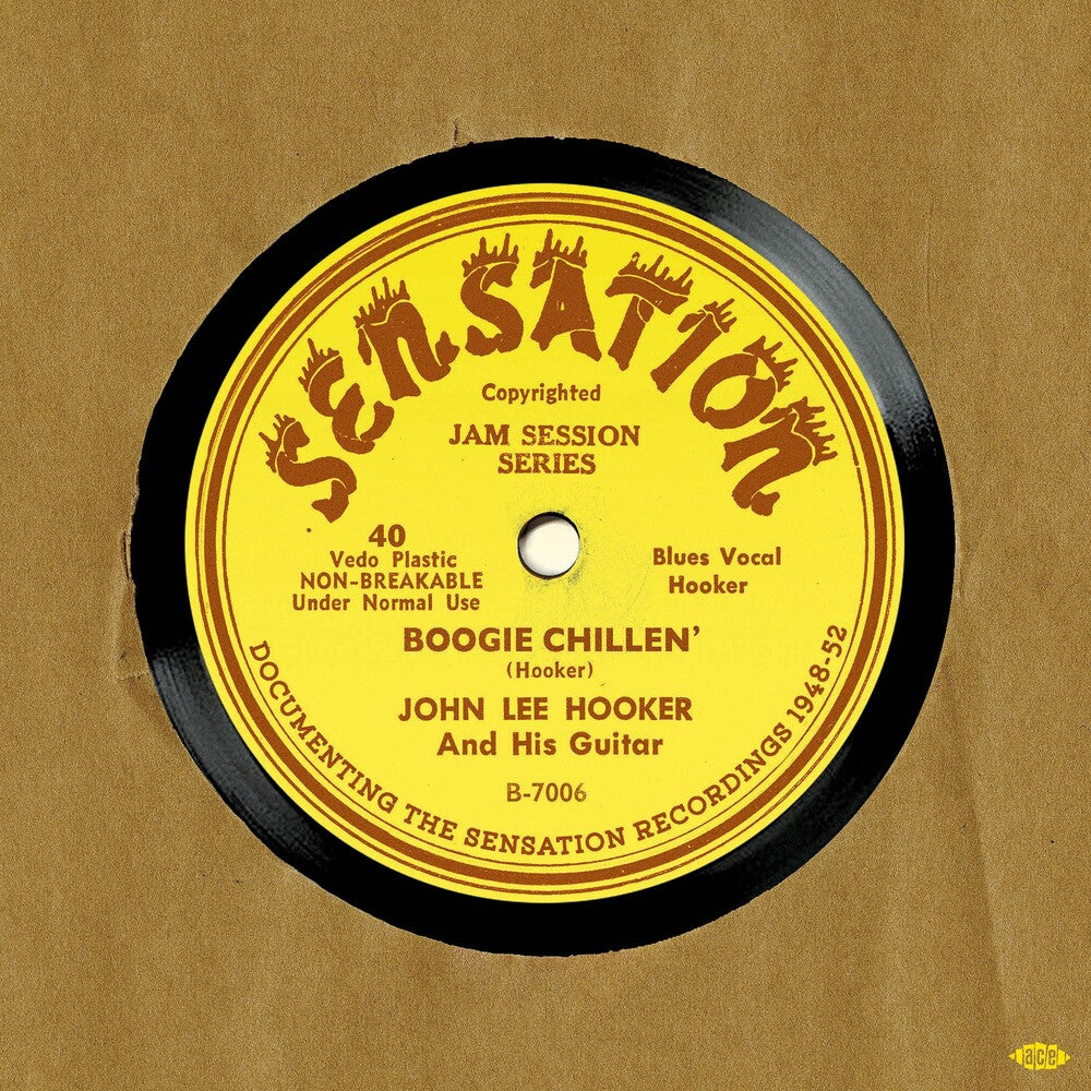 the album cover for John Hooker  Lee - Sensation: Documenting The Sensation Recordings