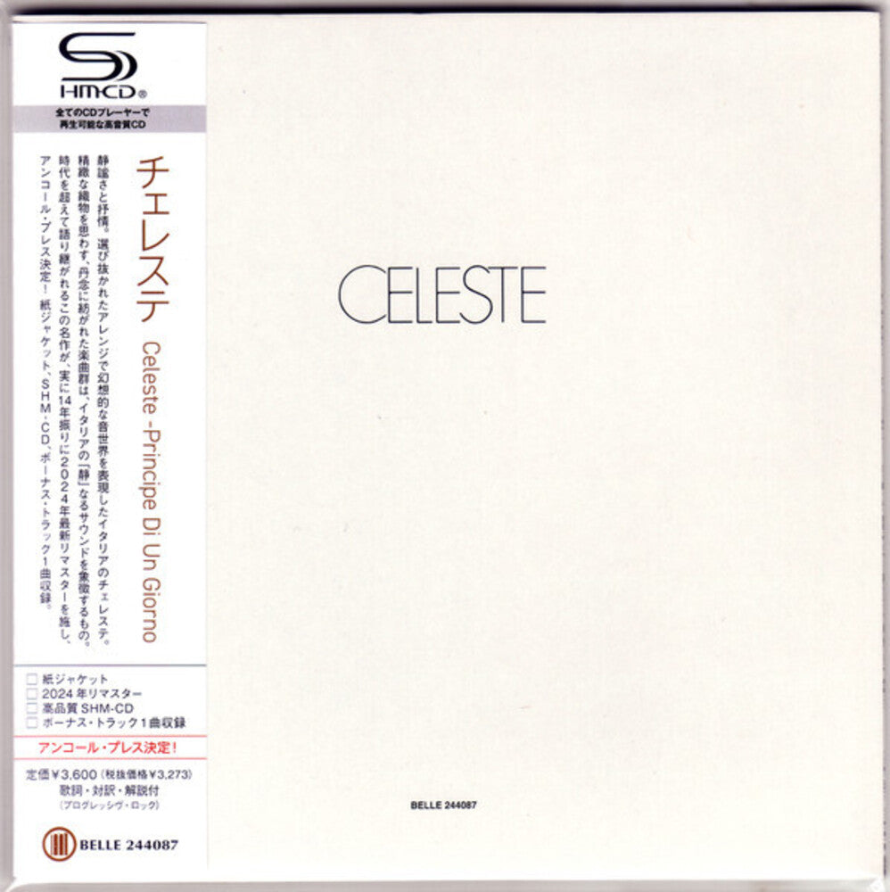 the album cover for Celeste - Celeste - Principe Di Un Giorno (Bonus Track)