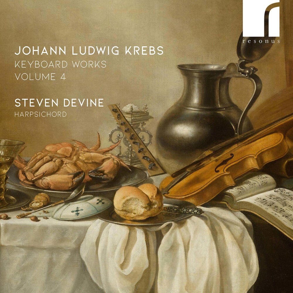 the album cover for Jonathan Krebs  Ludwig / Devine,Steven - Krebs: Keyboard Works Volume 4 (Uk)