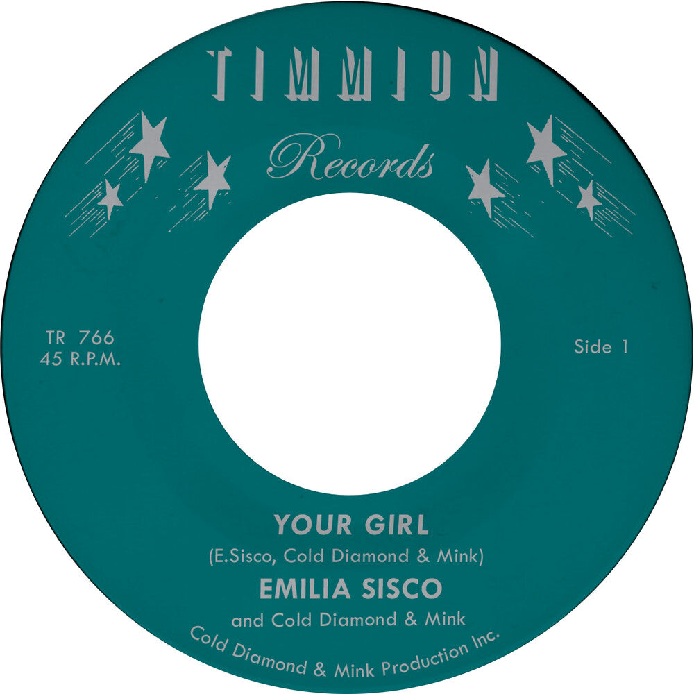 the album cover for Emilia Sisco  / Cold Diamond & Mink - Your Girl [Colored Vinyl]