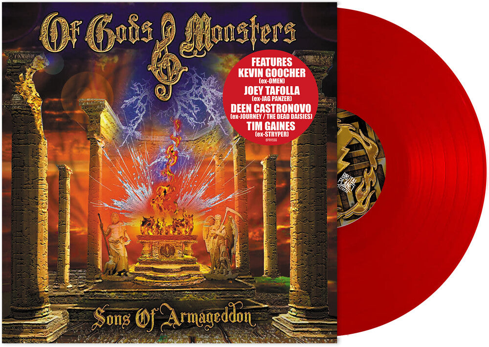 the album cover for Of Gods & Monsters - Sons Of Armageddon [Colored Vinyl] (Post)