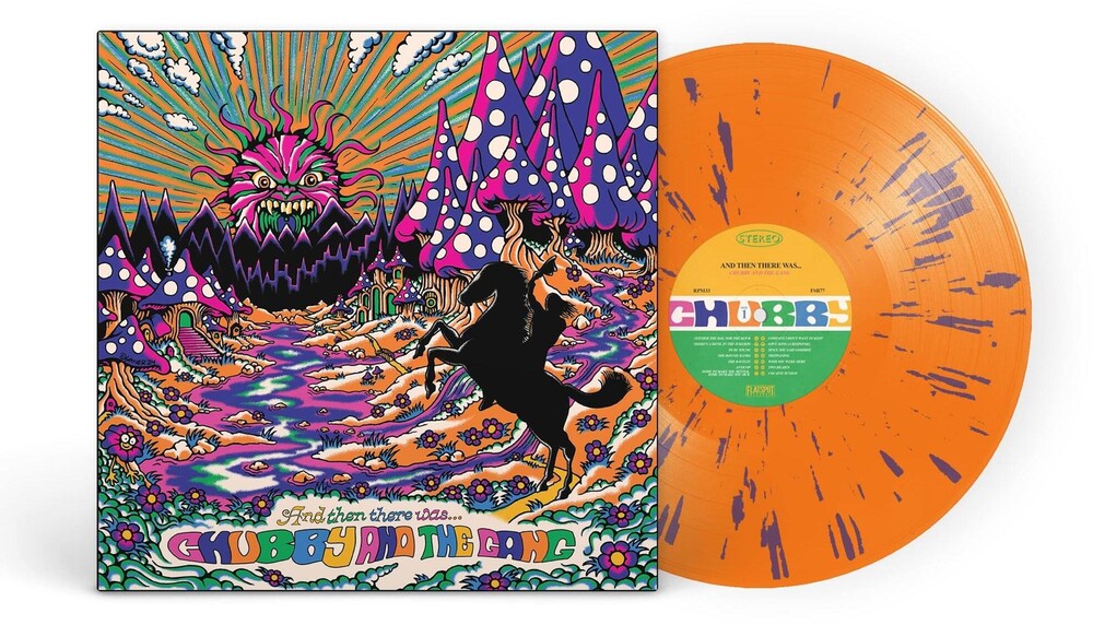 the album cover for Chubby And The Gang -  And Then There Was... [Standard LP - Orange Crush and Purple splatter]