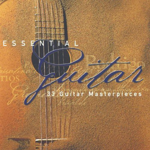 the album cover for Essential Guitar 34 Guitar Masterpieces / Various - Essential Guitar: 34 Guitar Masterpieces / Various