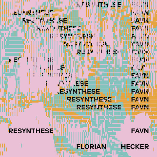 the album cover for Hecker, Florian - Resynthese Favn