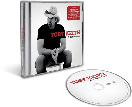 the album cover for Toby Keith - 13 Number Ones [CD]