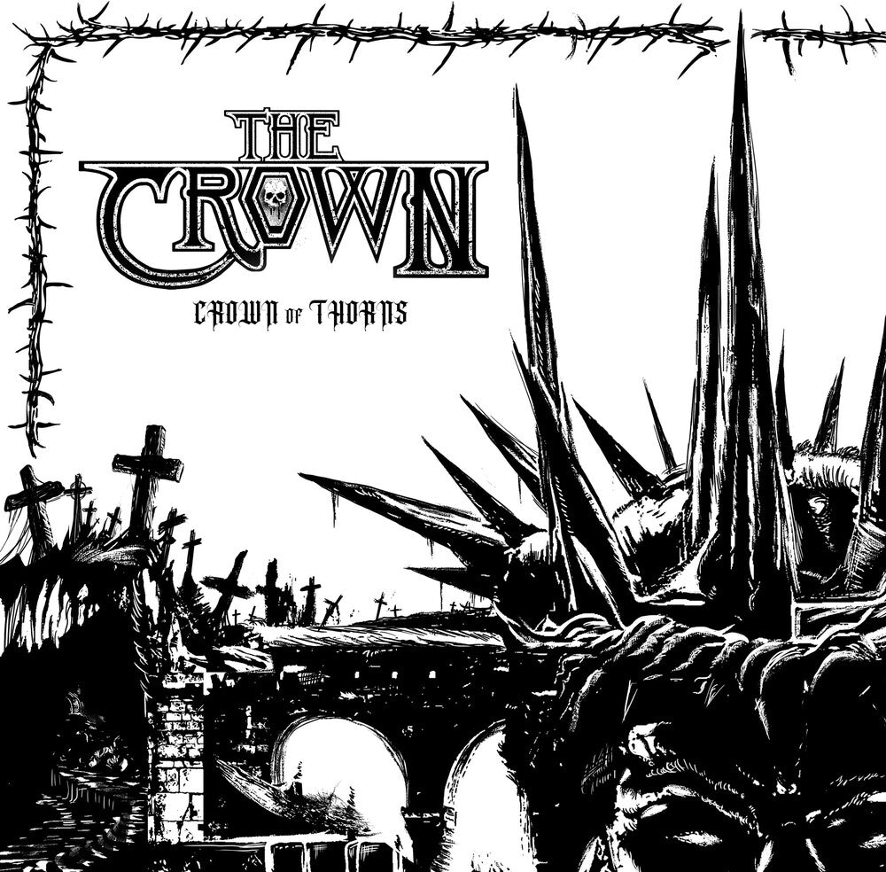 the album cover for Crown - Crown Of Thorns (Blk) [Colored Vinyl] (Wht)