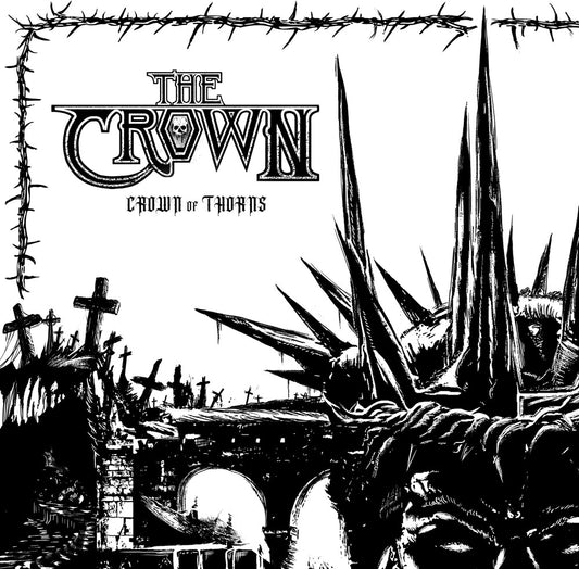 the album cover for Crown - Crown Of Thorns (Blk) [Colored Vinyl] (Wht)