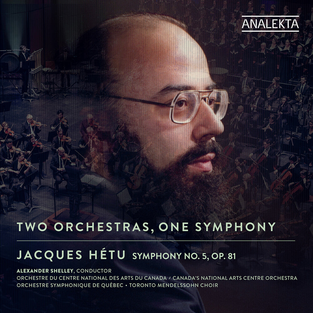 the album cover for Hetu / Orchestre Symphonique De Quebec - Two Orchestras One Symphony